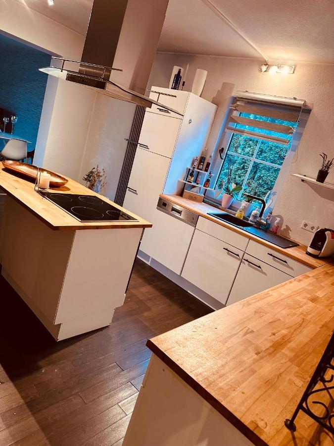 4 Zimmer 11 Personen Wohnung Garten Terrasse Grill 2 Badezimmer Wuppertal Luaran gambar